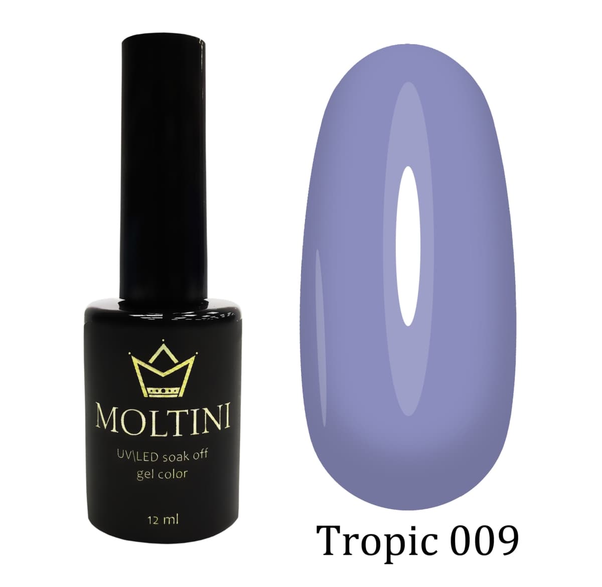 Moltini цветной гель-лак  "Tropic" № 009. 12 мл. #