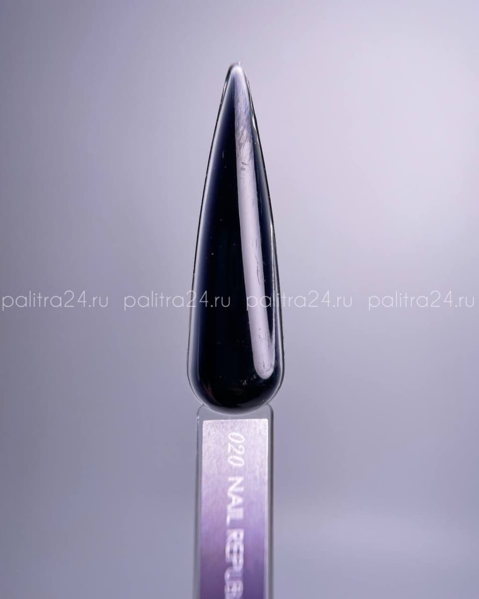 Nail Republic, BASE Камуфлирующая №020, Черная (10 мл)