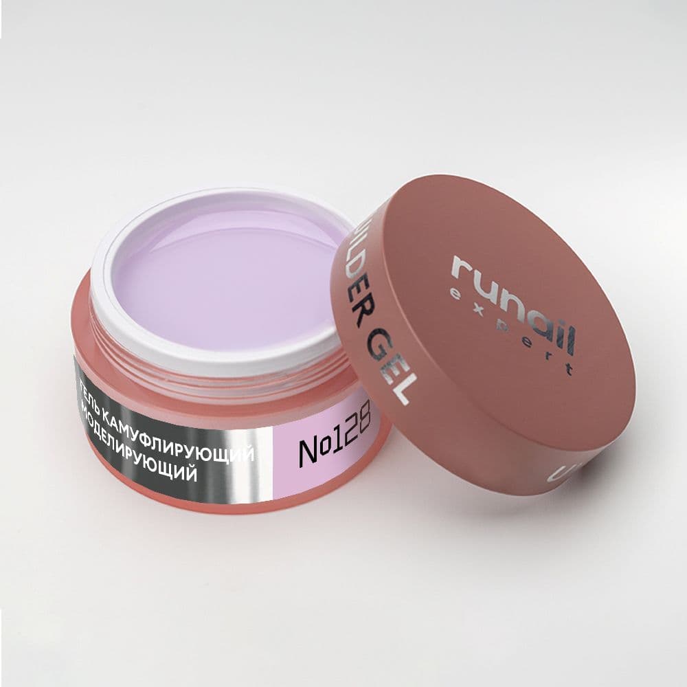 Runail, Гель моделирующий UV BULDER GEL Expert № 128, 15г банка