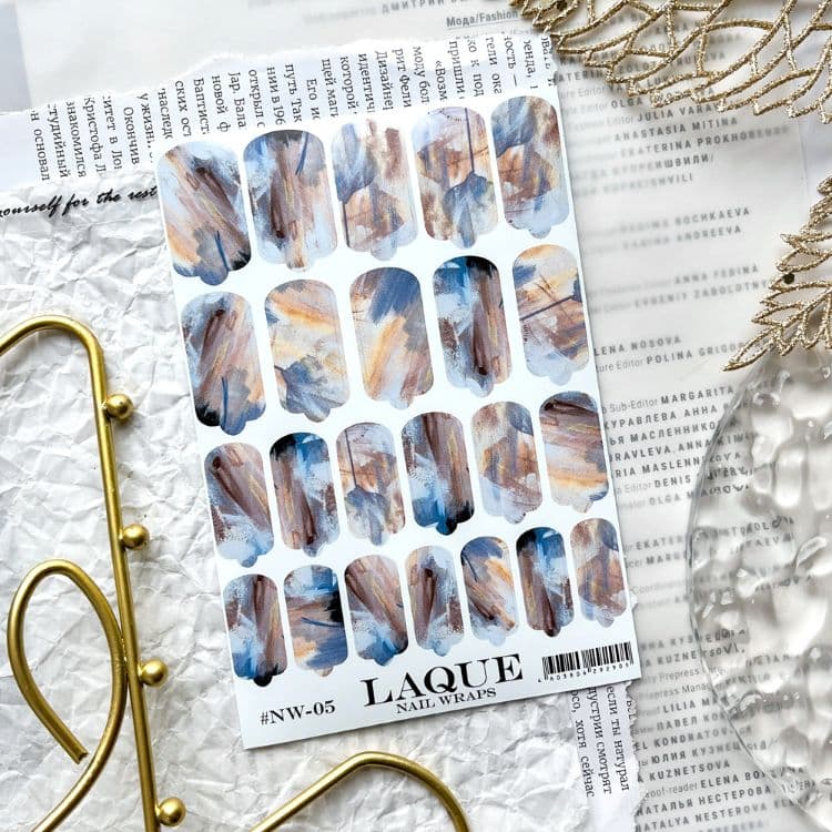 "LAQUE" Пленки NAIL WRAPS №5