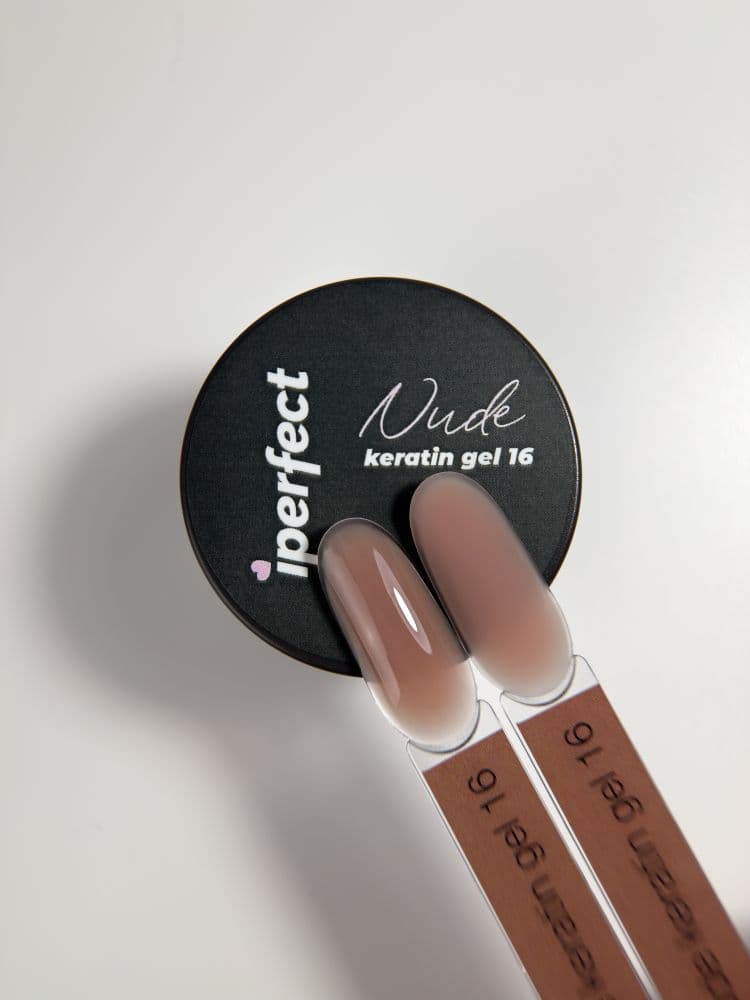 iPerfect, Nude keratin gel 16 - гель для укрепления и моделирования ногтей 15гр