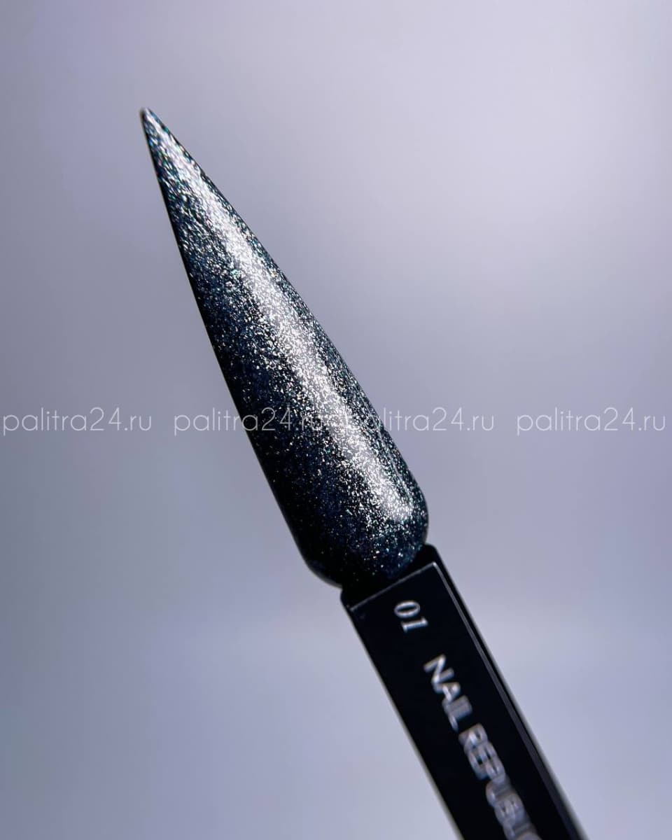 Nail Republic, DIAMOND TOP №1 с шиммером (10 мл)
