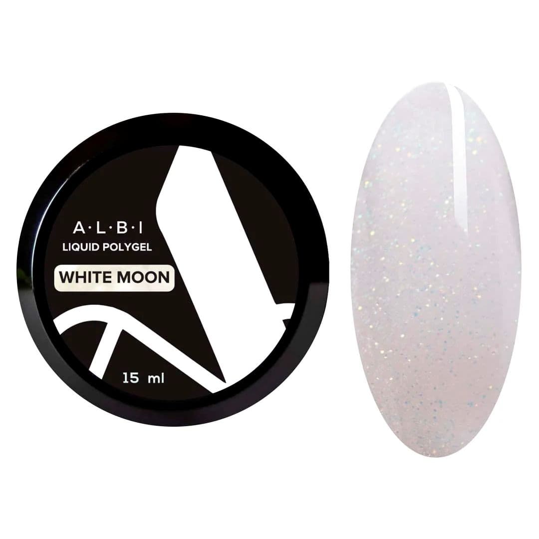 ALBI, LIQUID POLYGEL White Moon ,15ml (банка)