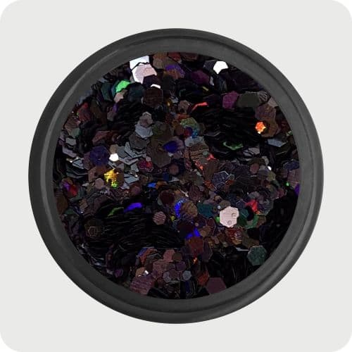 Mila, 1804 Шестигранники MIX черный 