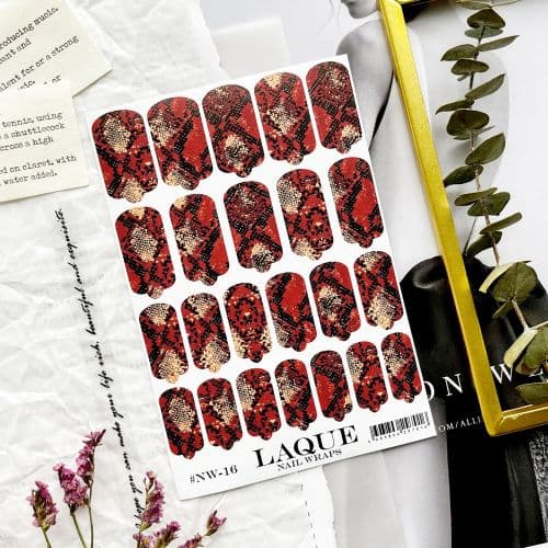 "LAQUE" Пленки NAIL WRAPS №16