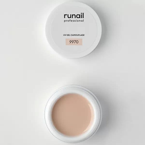 Runail, Камуфлирующий УФ-гель (цвет: Топленое молоко), 15 г №9970