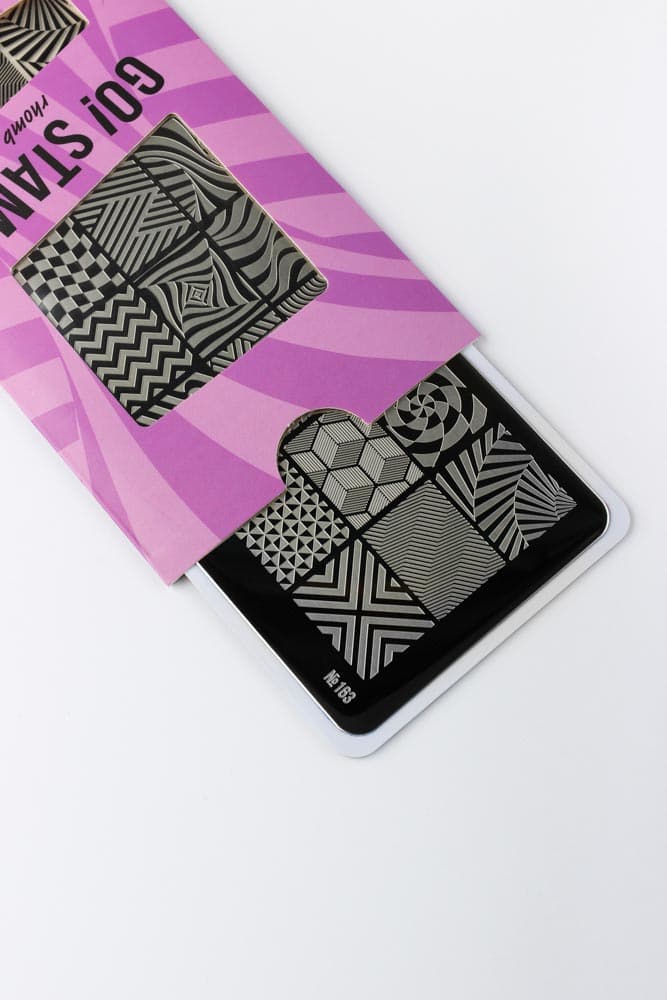 Go! Stamp, Пластина для стемпинга 163 Rhomb
