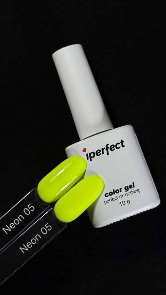 iPerfect, Neon color gel 05 - гель-лак для ногтей, 10гр флакон с кистью