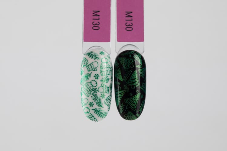 Swanky Stamping, Лак для стемпинга M0130 Ель,  6мл #