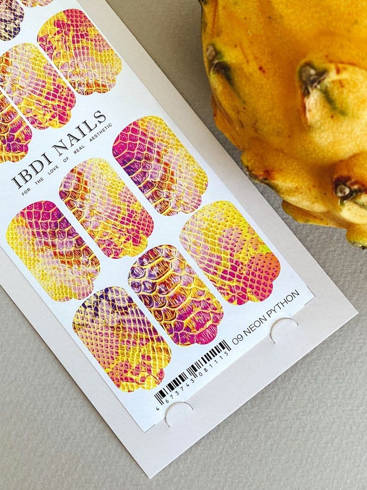 IBDI,  Пленки для маникюра IBDI NAILS 09 NEON PYTHON