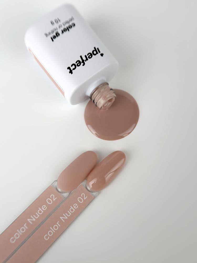 iPerfect, Nude color gel 02 - гель-лак для ногтей 10гр