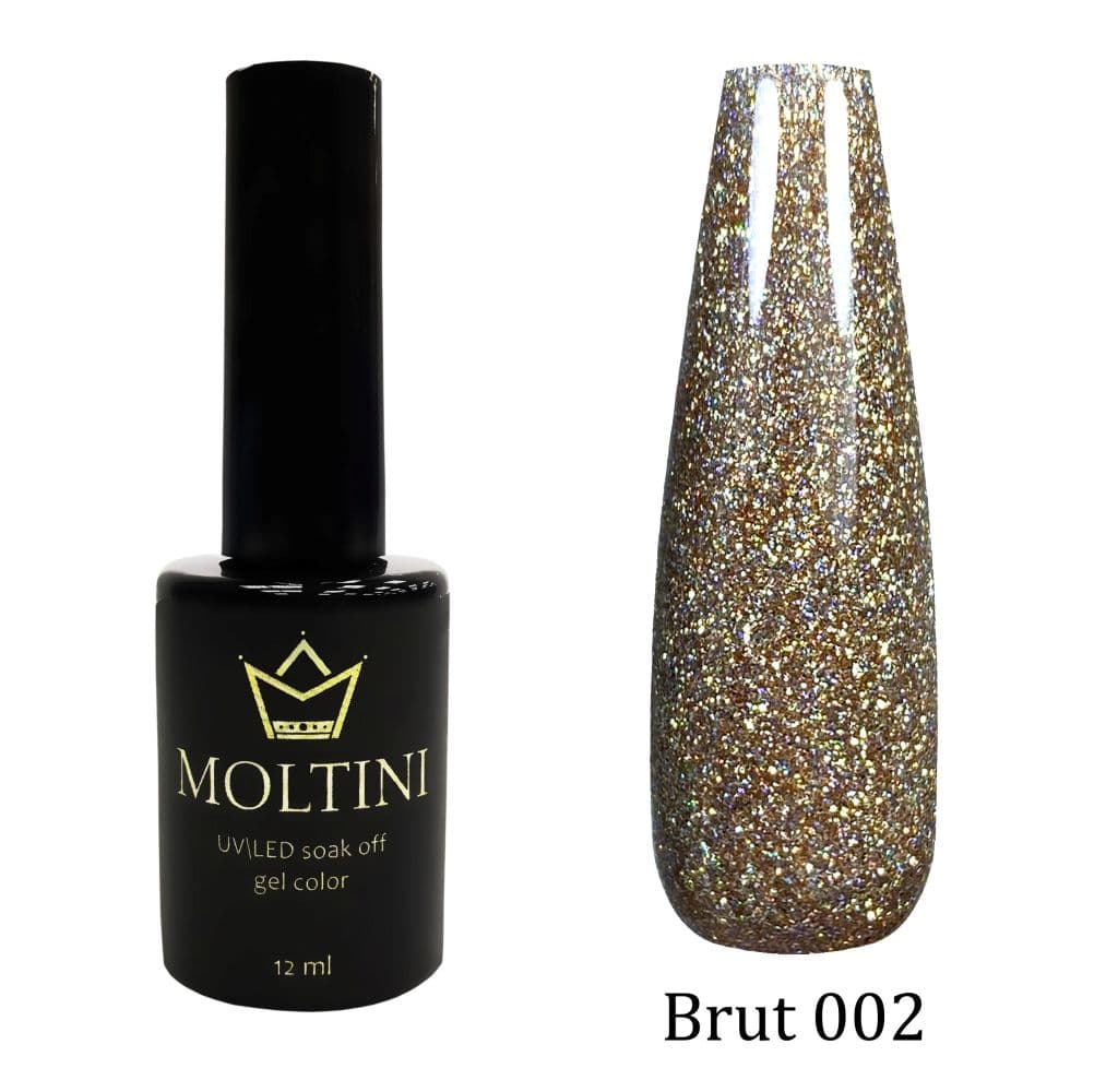 Moltini Гель-лак "Brut" № 002. 12 мл.