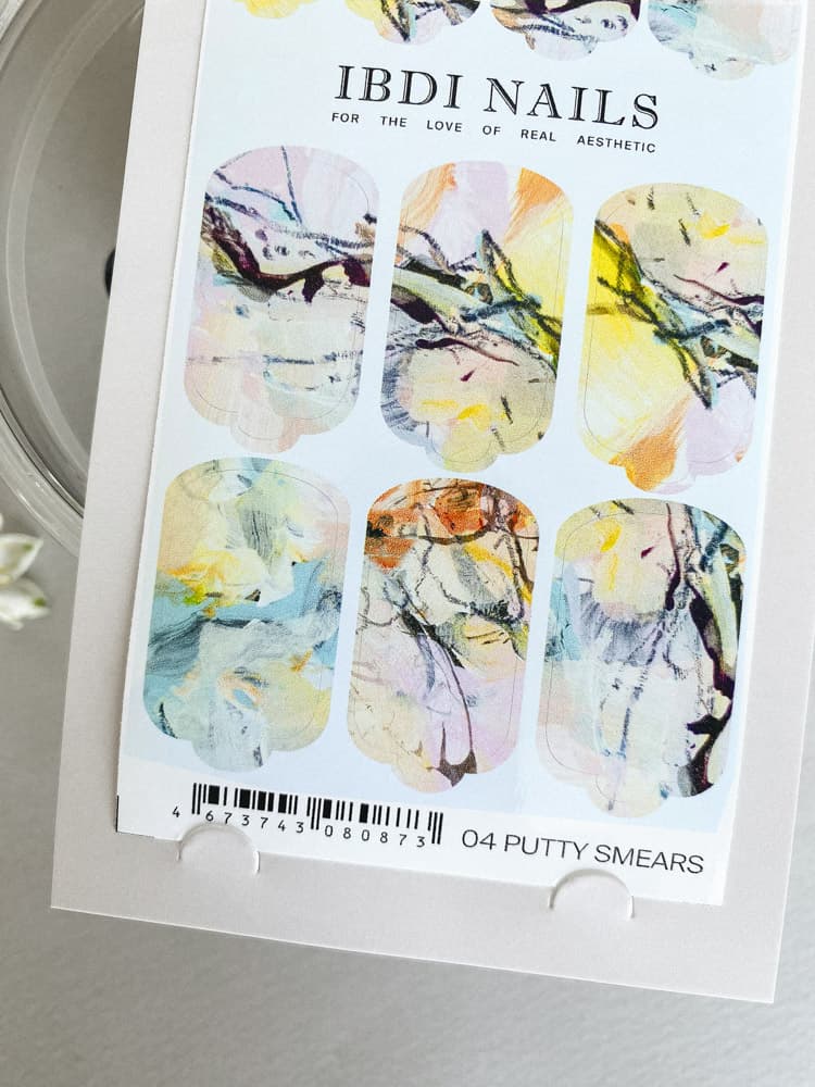 IBDI,  Пленки для маникюра IBDI NAILS 04 PUTTI SMEARS