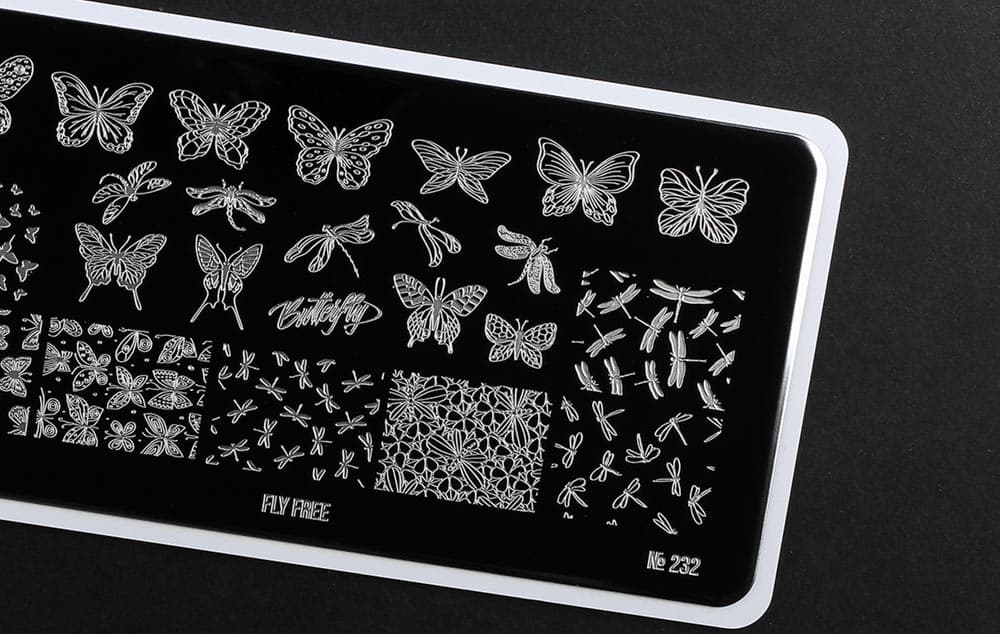 Go! Stamp, Пластина для стемпинга 232 Fly Free