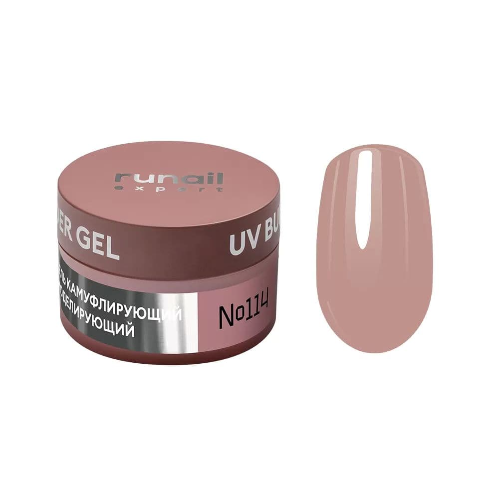 Runail, Гель моделирующий UV BULDER GEL Expert № 114, 15г банка