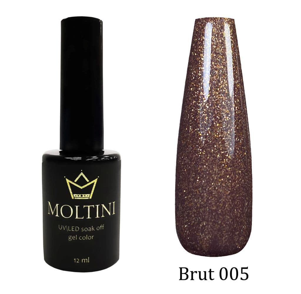 Moltini Гель-лак "Brut" № 005. 12 мл.