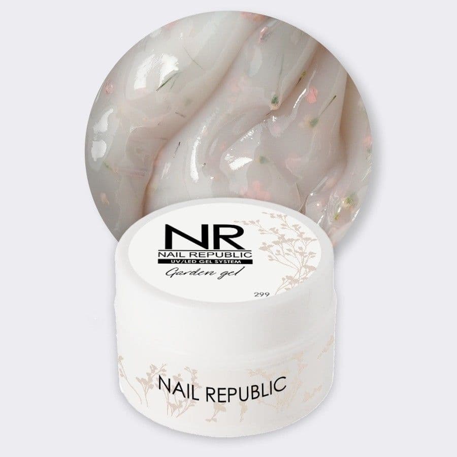 Nail Republic, Garden gel с сухоцветами №301 (15 гр)