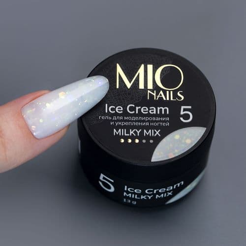 MIO Nails, Гель ICE Cream-MILKY MIX #05 13ml