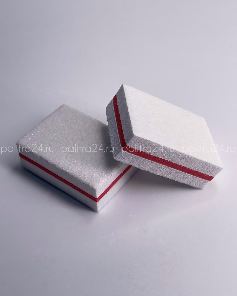 LetsGlow Баф-мини 100/180 Белый (50шт)