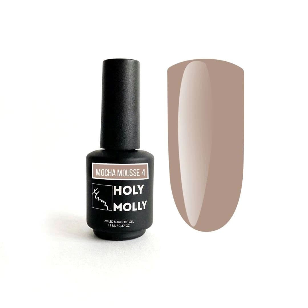 Holy Molly, Гель-лак  Panton Mocha Mousse №4 11ml