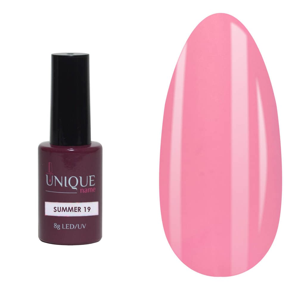 Unique, Гель-лак Лето 19 (SUMMER №19) (8ml)