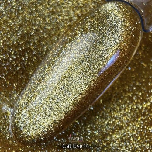 Unique, Гель-лак Кошка 14 (Cat eye №14) (8ml)