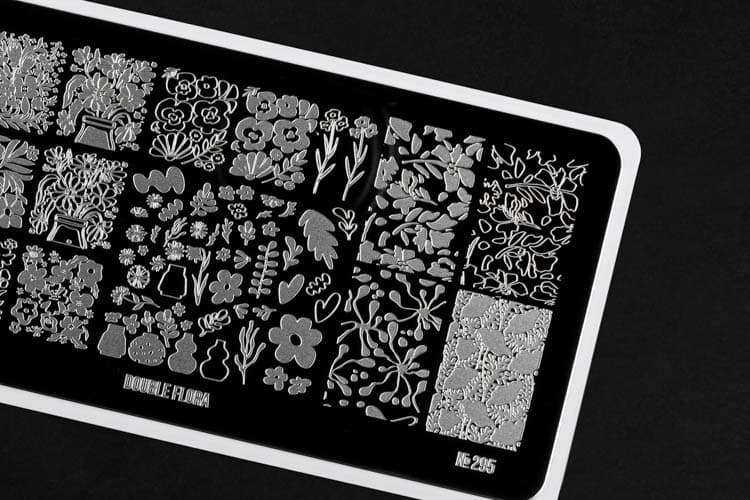 Go! Stamp, Пластина для стемпинга 295 Double Flora