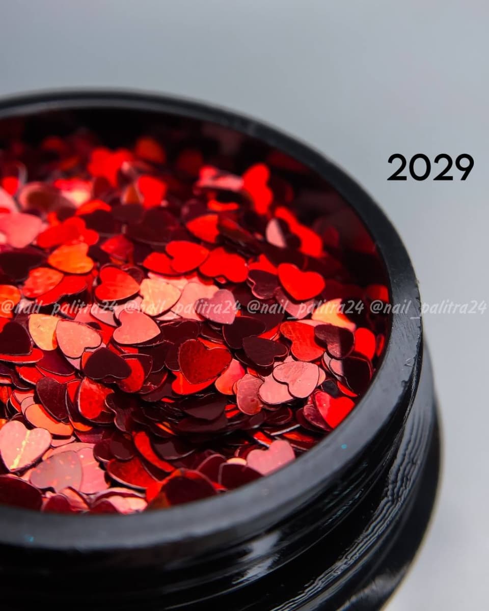 Mila, 2029 MIX 2,3мм голо красный 