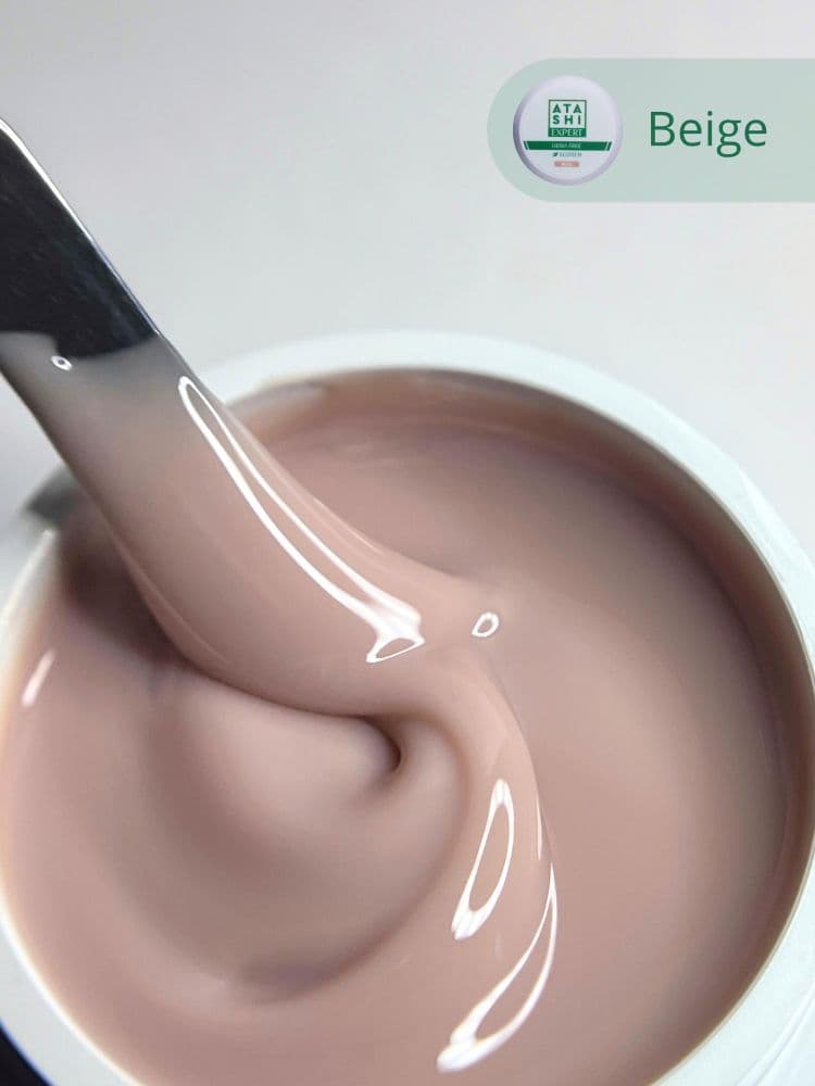 ATASHI EXPERT gel HEMA FREE Ecotech, Beige ,15мл
