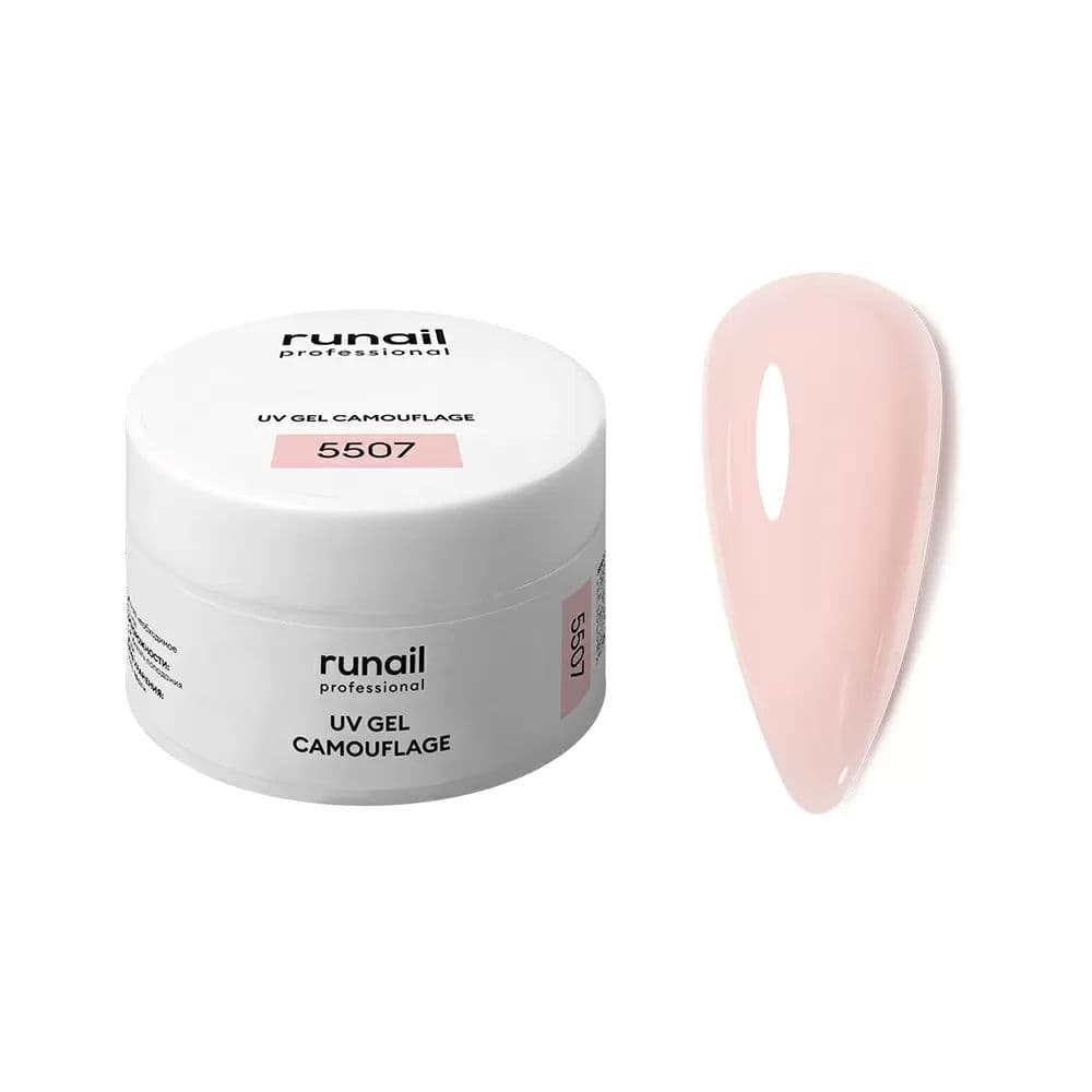 Runail, Камуфлирующий УФ-гель (цвет: Розовый флирт) 15 г №5507
