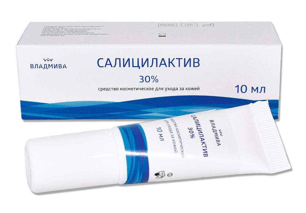 ВладМива, Салицил-Актив 30% для удаления огруб.кожи(клиническое исп-е)