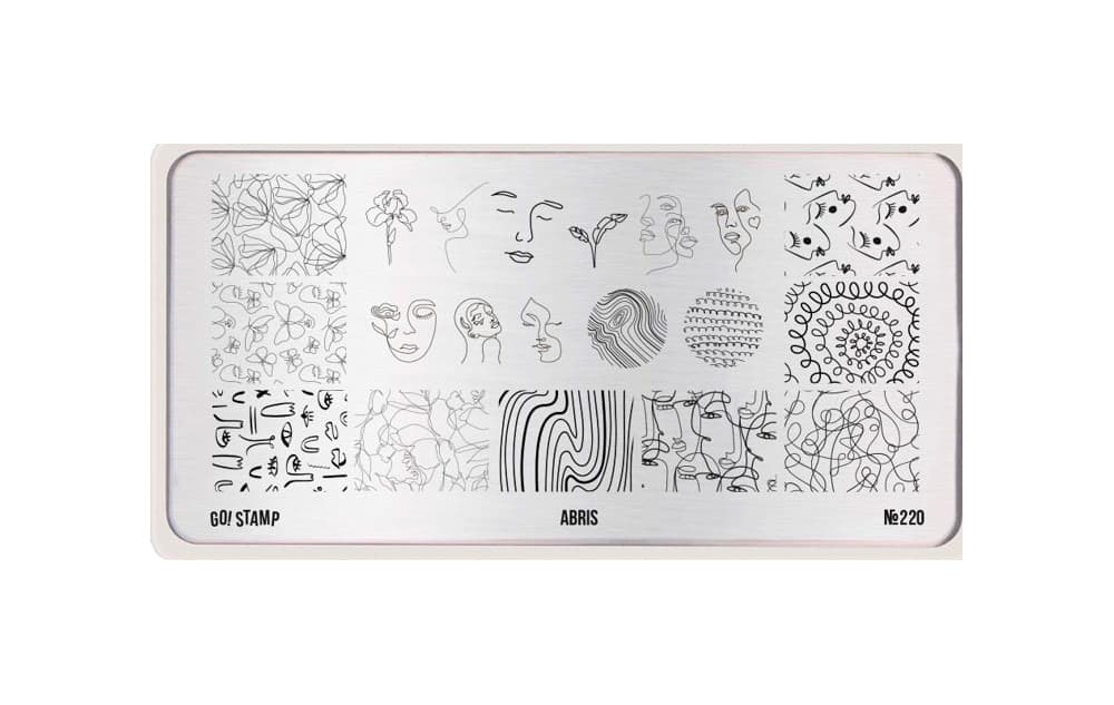 Go! Stamp, Пластина для стемпинга 220 Abris
