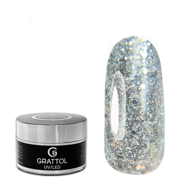 Grattol Gel Opal Platinum, 15ml(банка)
