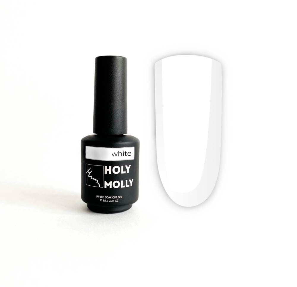 Holy Molly, Гель-лак  WHITE 11ml