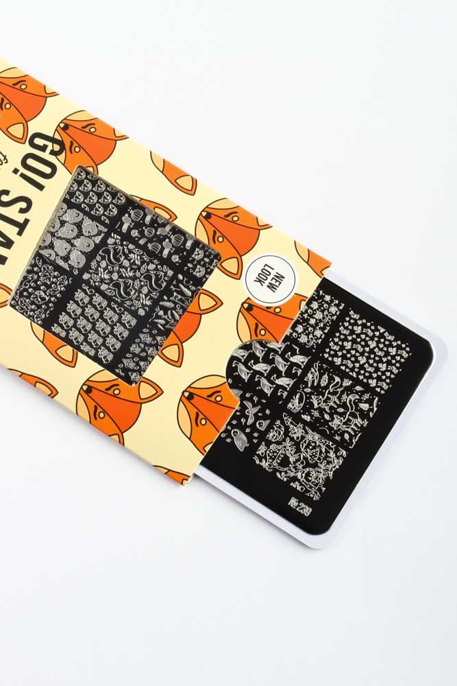 Go! Stamp, Пластина для стемпинга 239 Forest Friends