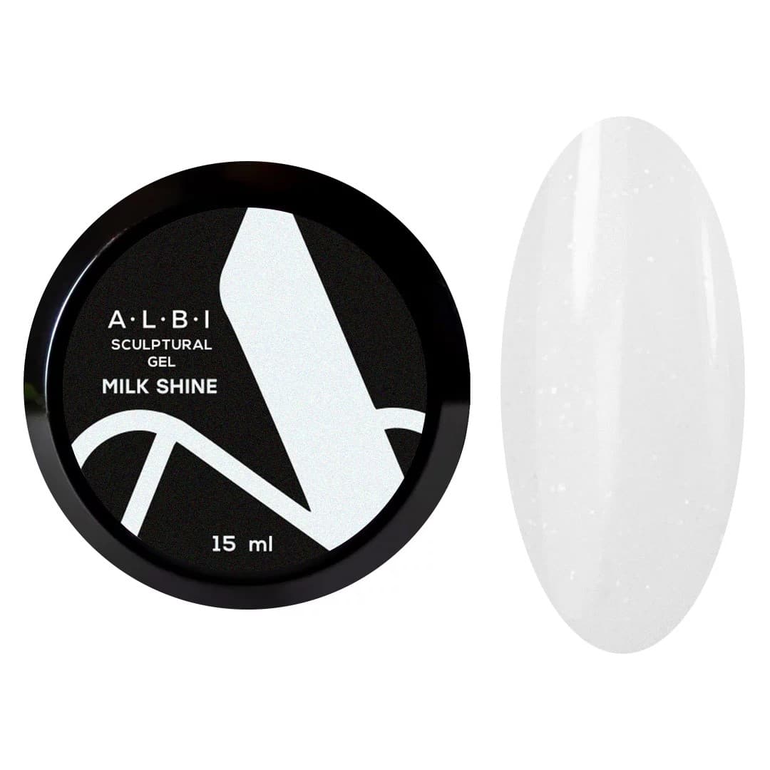 ALBI, Гель скульптурный Milk Shine,15ml