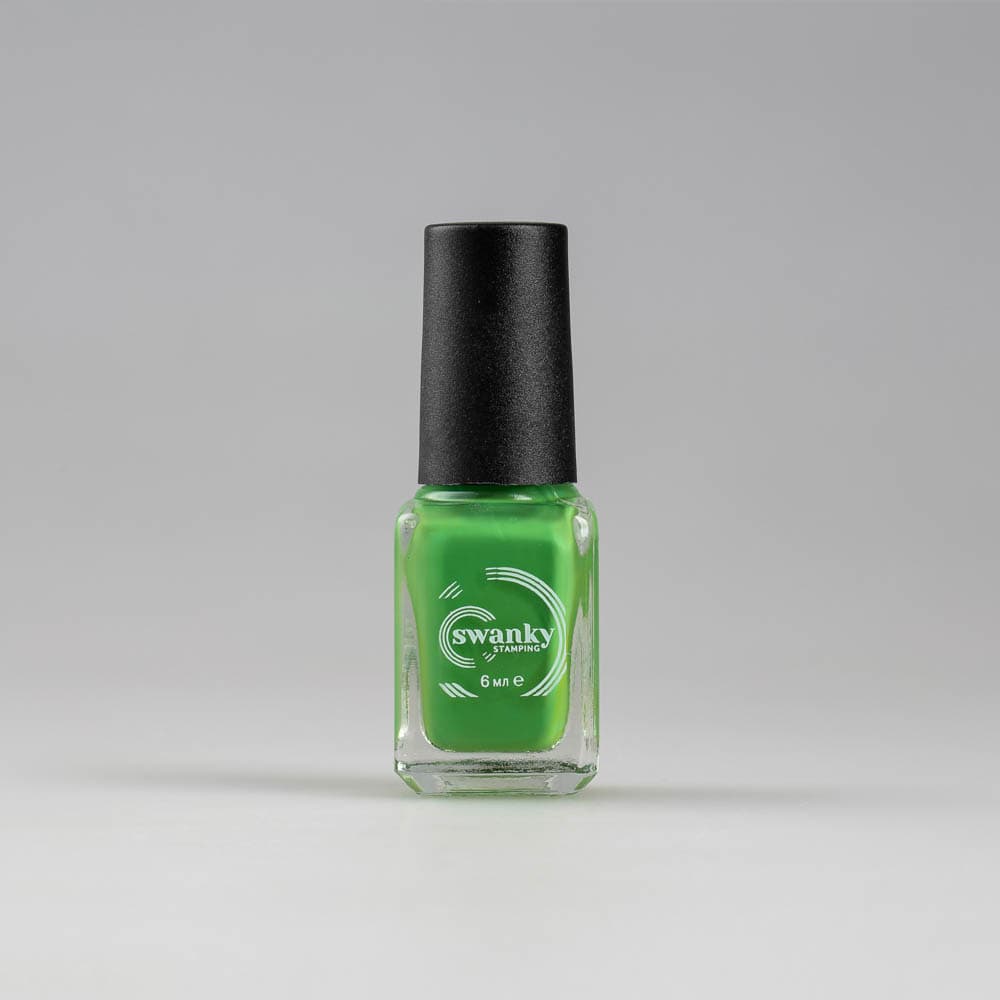 Swanky Stamping, Лак для стемпинга S048, classic green 6мл