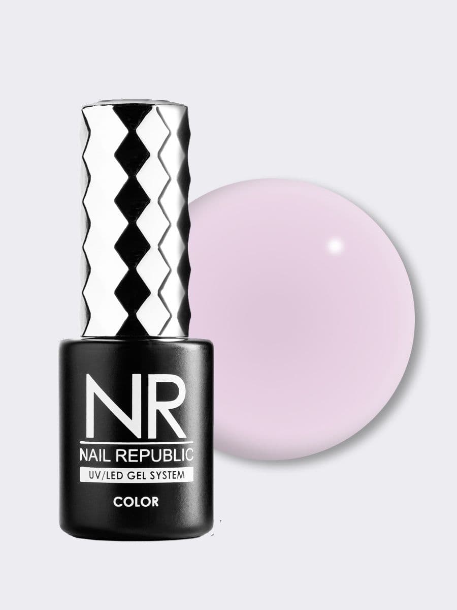 Nail Republic, Гель-лак 1001 Камуфлирующий полупрозрачный  (10мл)