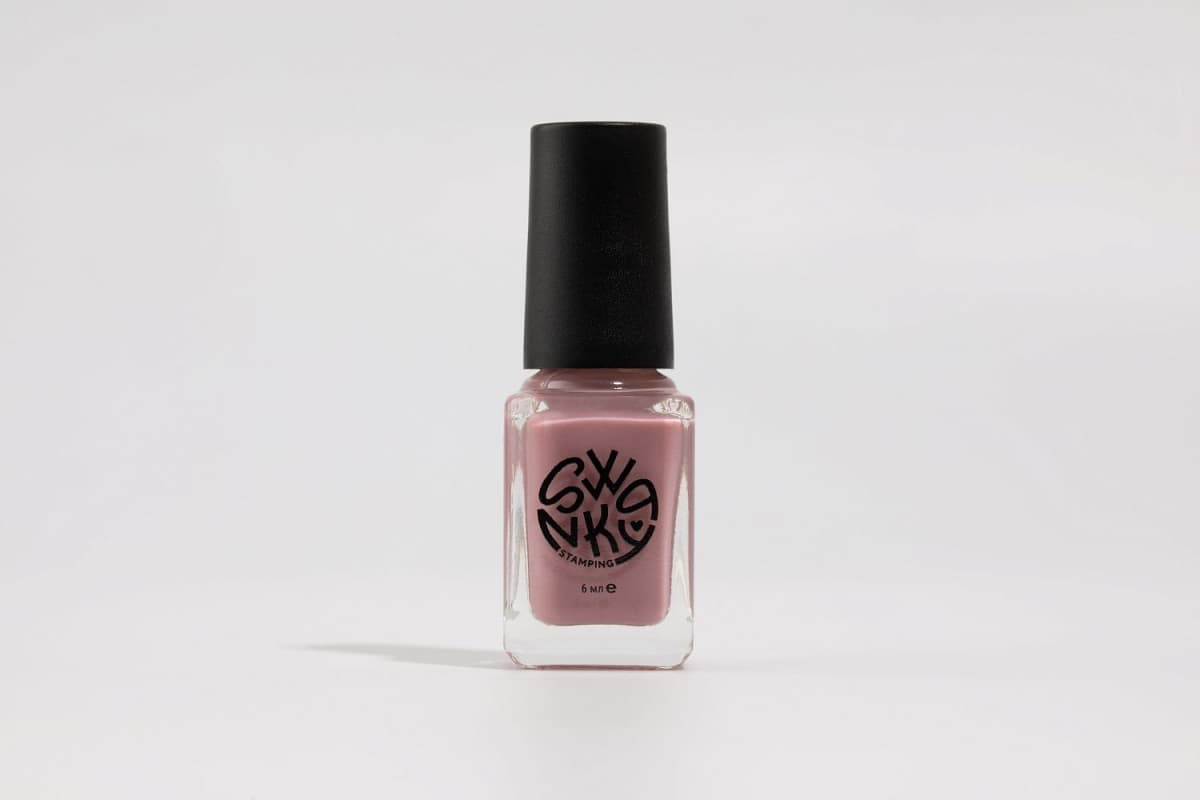 Swanky Stamping, Укрепляющий лак для ногтей №03 пыльная роза 6мл