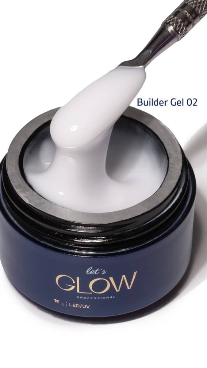 LetsGlow Строительный гель Builder gel №02 13гр