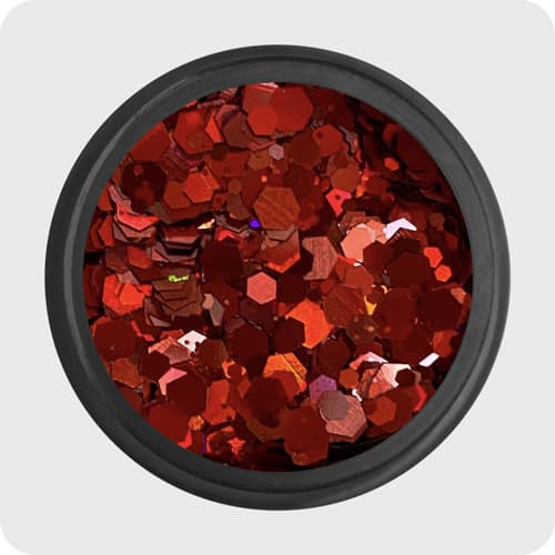 Mila, 1813 Шестигранники MIX красный 