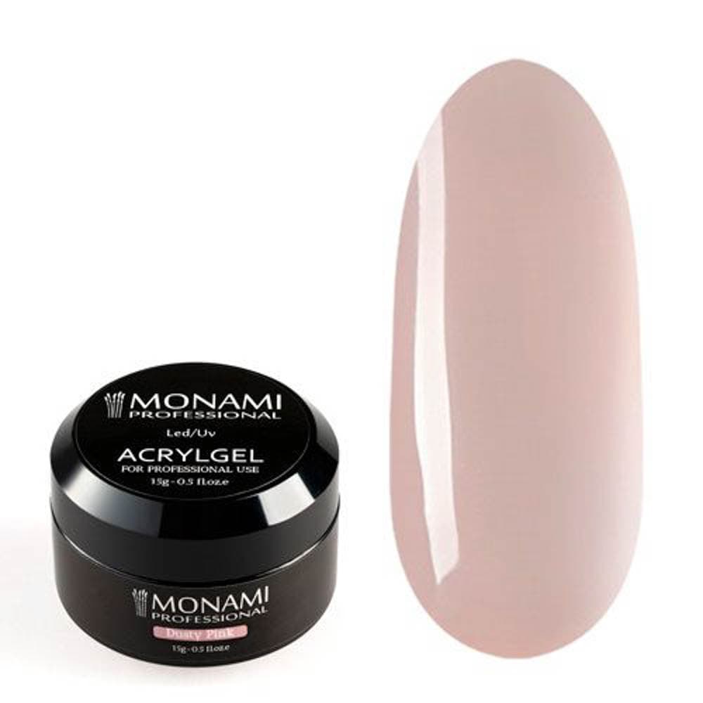 Monami Акригель AcrylGel Dusty Pink, 15гр #