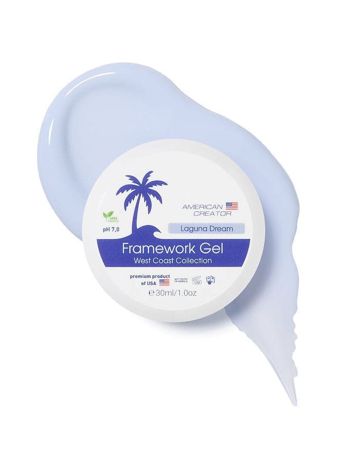 American Creator, Гель для наращивания ногтей West Coast-Framework Gel "Laguna Dream" (30ml)