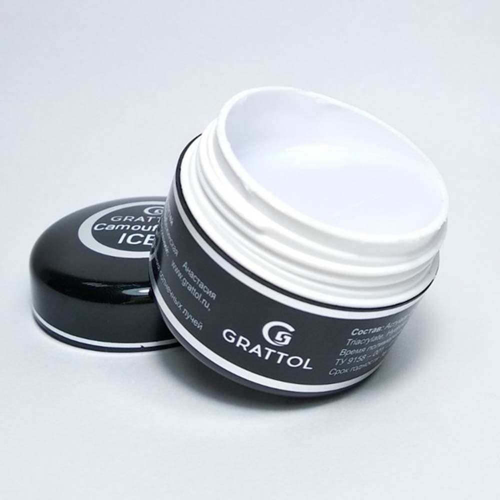 Grattol Гель камуфлирующий Camouflage Gel Ice, объем 50 ml