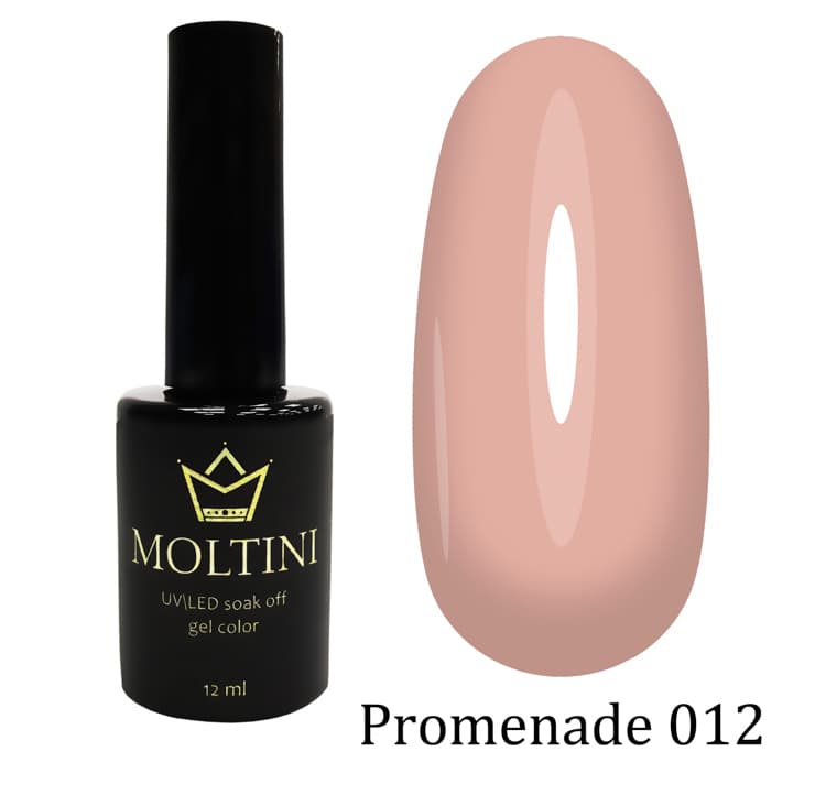 Moltini цветной гель-лак "Promenade" 012. 12 мл. #
