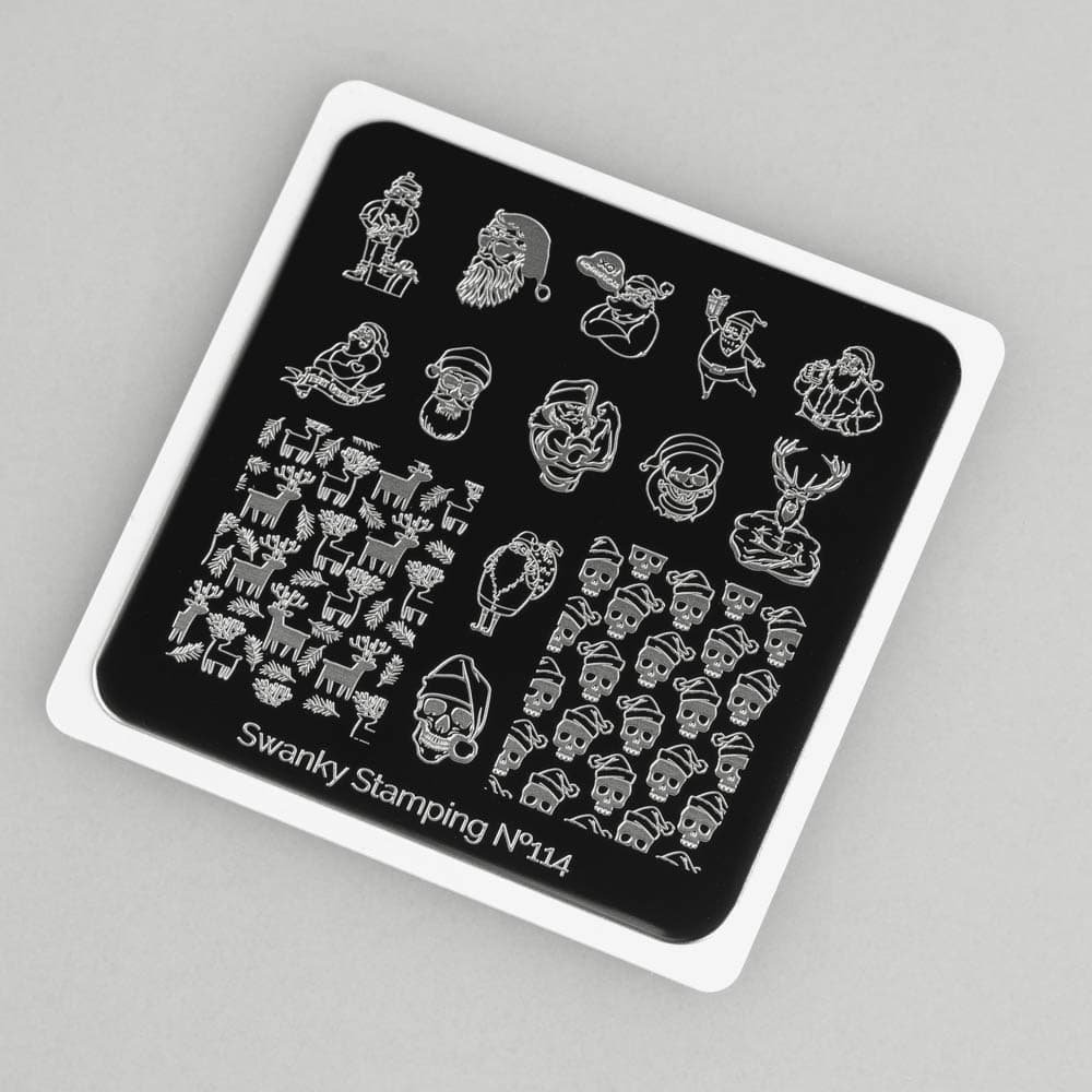 Swanky Stamping, Пластина 114 маленькая 6*6см