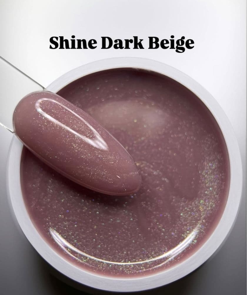 ATASHI EXPERT gel HEMA FREE Ecotech, Shine Dark Beige,15мл