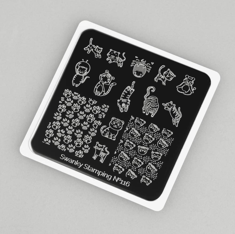 Swanky Stamping, Пластина 116 маленькая 6*6см