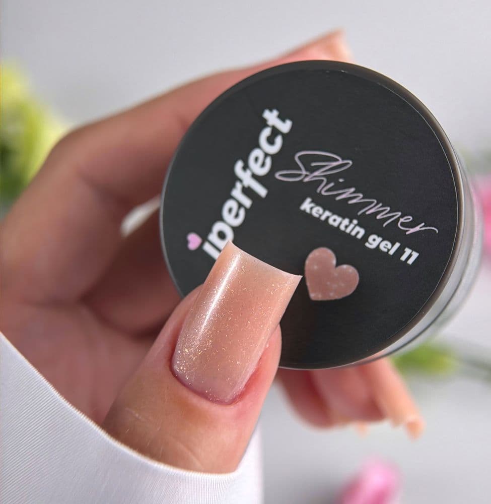 iPerfect, Shimmer keratin gel 11 - гель для укрепления и моделирования ногтей 15гр