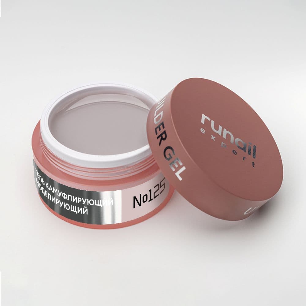 Runail, Гель моделирующий UV BULDER GEL Expert № 125, 15г банка